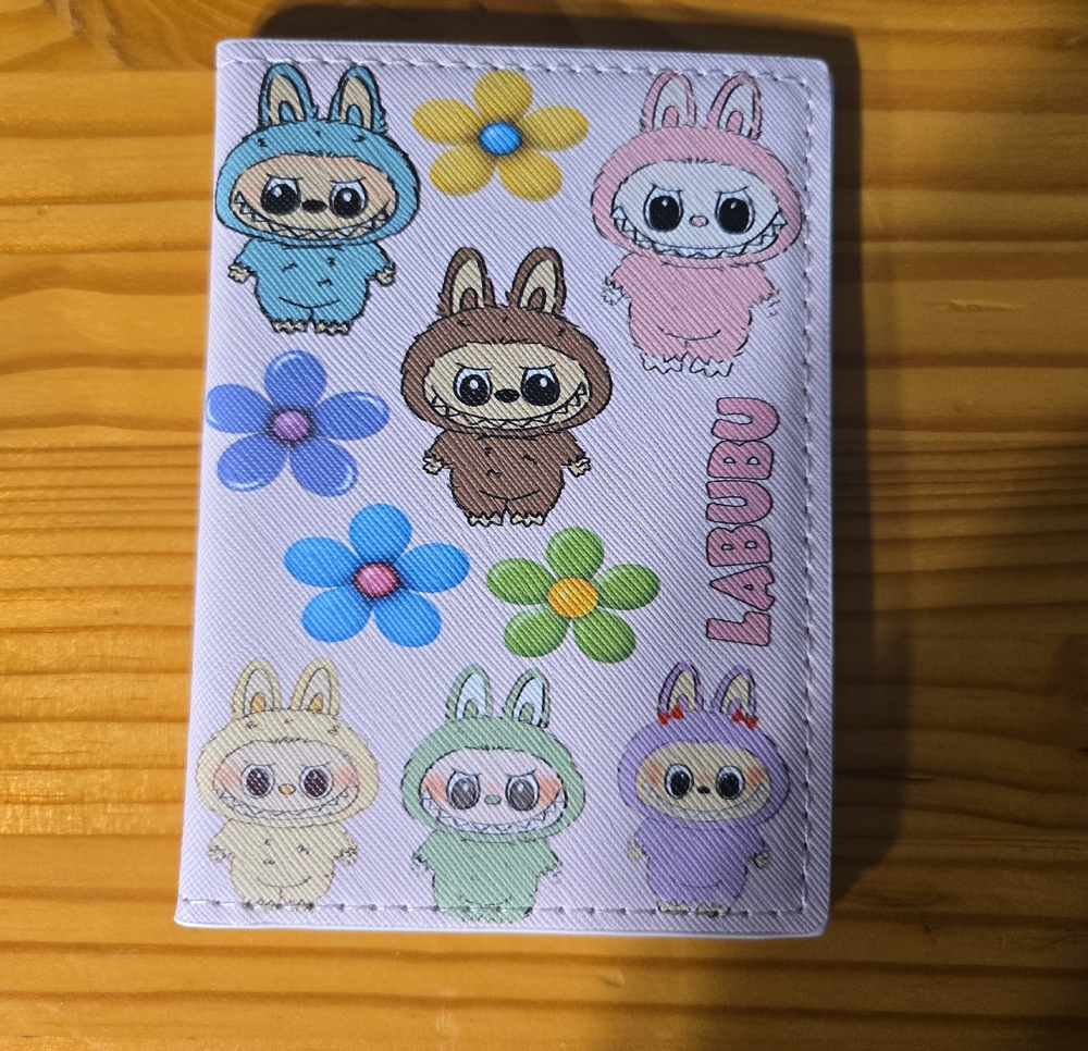 Labubu Inspired Passport Holder